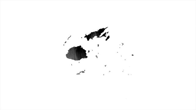 Fiji Black map stain video 4K