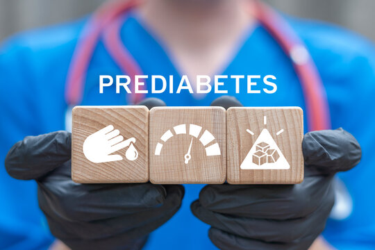 Health care concept of prediabetes. Diabetes prevention.