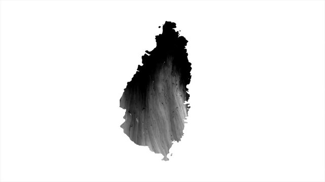 Lucia Black map stain video 4K