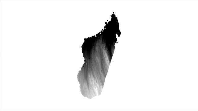 Madagascar Black map stain video 4K