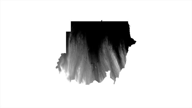 Sudan Black map stain video 4K