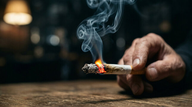cigarette smoke stock Cigarette Smoke