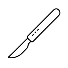 Obraz premium knife isolated on white