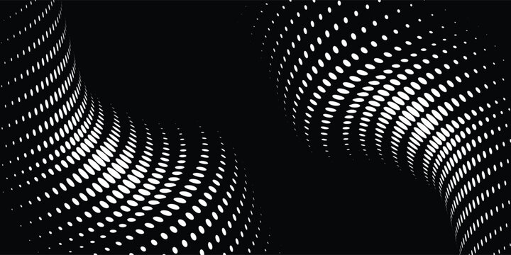 Abstract dark geometric background with seamless organic turing pattern. Modern minimalist backdrop with black bio maze lines texture vector.