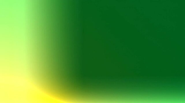 Abstract light green gradient background with a soft yellow glow and light leak effect in the bottom left corner, transitioning from dark forest green to bright lime and pale yellow hues.