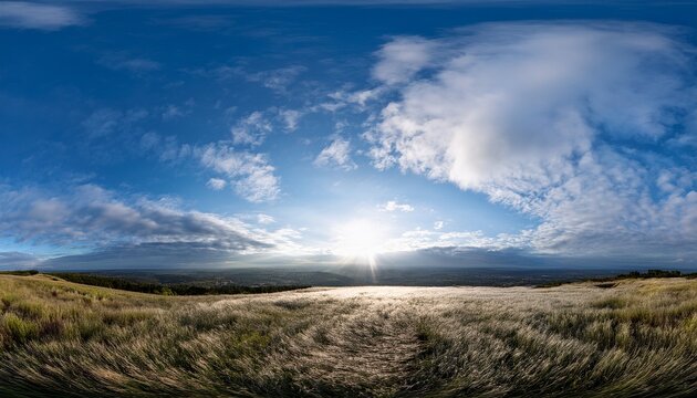 Wide Angle Nature Sky Background