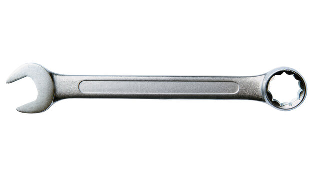 Isolated metal hand tool combination spanner for professional repair and mechanical work