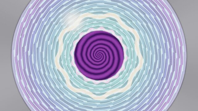Colorful spiral pattern creating a vibrant visual experience