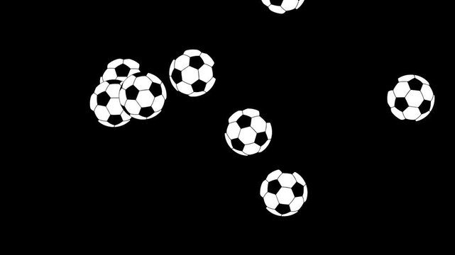 flying ball animation transparent background