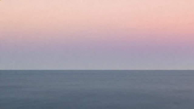 calm ocean at twilight