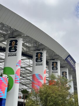 SoFi Stadium in Los Angeles, California at the 2026 FIFA World Cup games