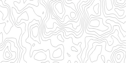 Topographic map background, contour lines illustration, gray vector design, geographic pattern © SELIM
