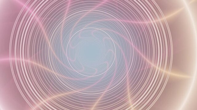 Swirling lines create soft patterns in pastel colors