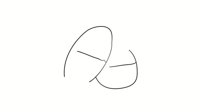 Tablets, vitamins, pharmacology. Contour drawing, silhouett animation. Continuous line. Isolated on white. Video 4k object illustration self-drawing. Object construction. Minimalist continuous line dr