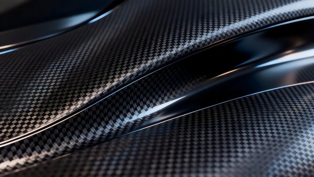 Carbon fiber texture surface