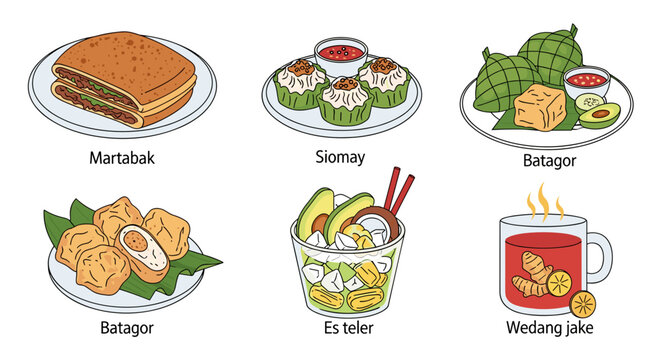 Traditional Southeast Asian Street Food 1.