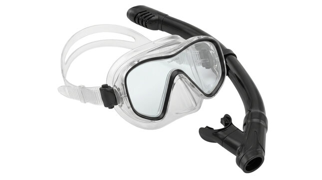 Snorkel Mask and Tube for Underwater Exploration.