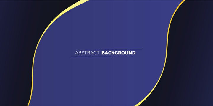 Blue luxury background with orange mix line decoration and curve light effect, template premium award design. Creative element design in vetor illustration