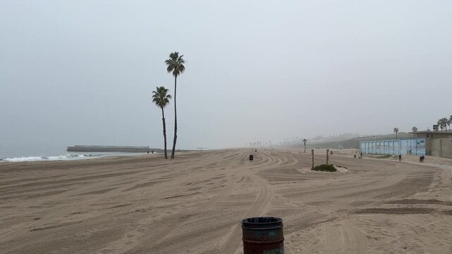 Morning on Los Angeles Beach