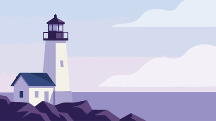lighthouse on the island © MD
