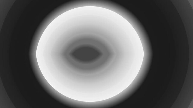 Abstract grayscale tunnel animation with pink neon lightning flash.