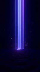 Obraz premium Futuristic Vertical Neon Gradient Background