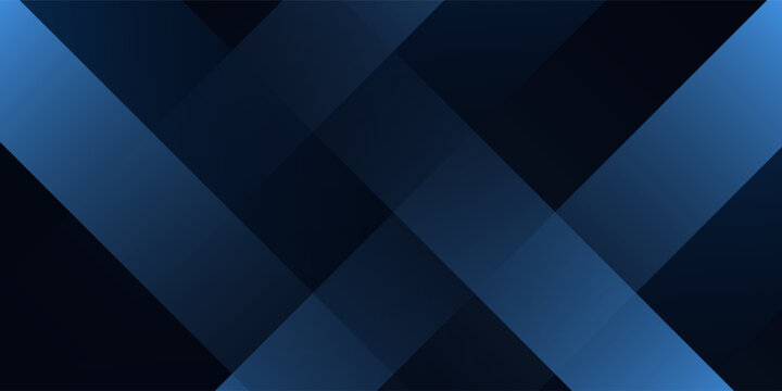 Black dark blue abstract background. Geometric. Line stripe triangle angle corner diagonal 3d. Gradient. Light  shadow abstract