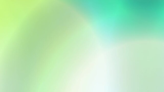 Abstract soft green and turquoise gradient video background with smooth color transitions.