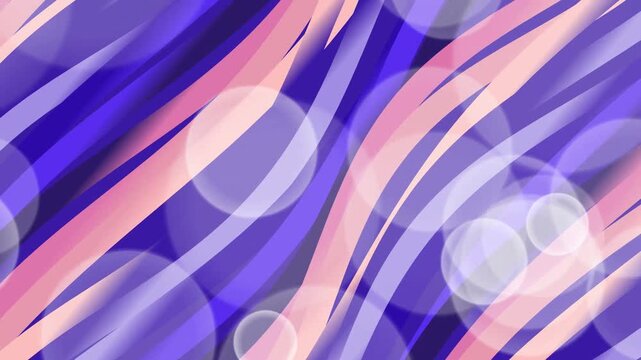 Dynamic abstract animated background with flowing lines and subtle bokeh circles