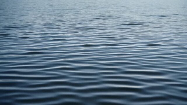 Calm Blue Water Surface Ripples Gentle Waves Underwater View