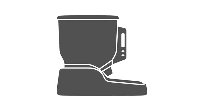 Coffee Maker Machine Simple Design Illustration.