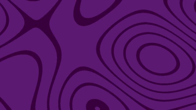 Abstract purple flowing topographical lines motion background