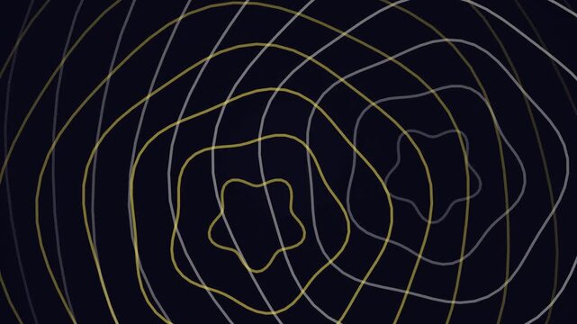 Animated Abstract Background with Glowing Lightning and Flowing Lines