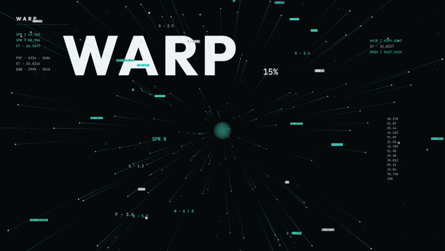 Abstract teal warp streaks background with modern geometric composition contemporary vector illustration art trendy fluid shapes design template for poster banner wallpaper social media
