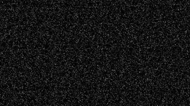 Glitch Analog Static Noise texture. Monochrome, black and white offset flickering noise. Screen damage TV effects and artifacts. VHS. Bad interference. Retro 80s, 90s 4k video