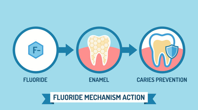 Fluoride Mechanism Action Caries Prevention