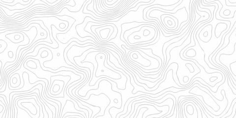 seamless minimal hiking relief space grid topography map white isoline location background. geographic contour map elevation mapping artwork design. © Art new design