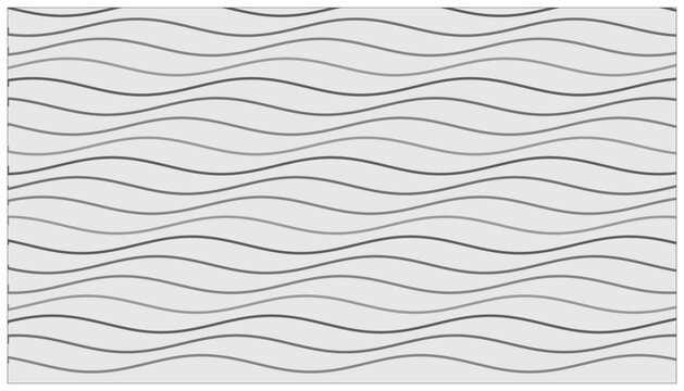 Minimalist gray wavy lines on light background for modern texture.