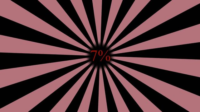 Neon test.7 Abstract Spiral Spinning Motion Looping Isolated Video. It seems like a hypnotizing Scene. Sunburst Retro Constantly Spinning On A Black Background. 