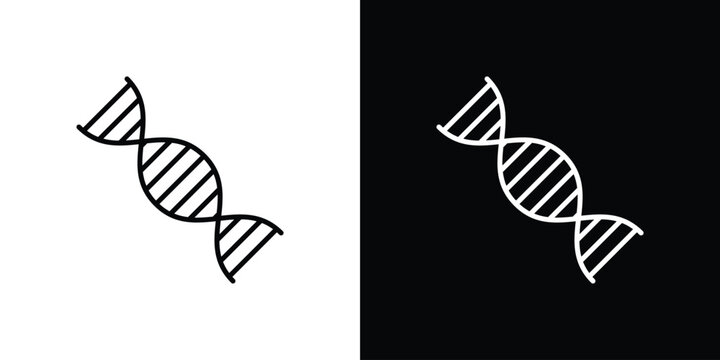 Genetic icon for web or mobile apps. EPS10