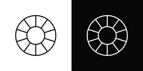 Rubber ring icon for web or mobile apps. EPS10 © Tareem