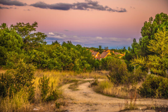 Sunset, Madrid, Spain, Parquelagos Torrelodones, Sierra Noroeste, Navacerrada, Europe