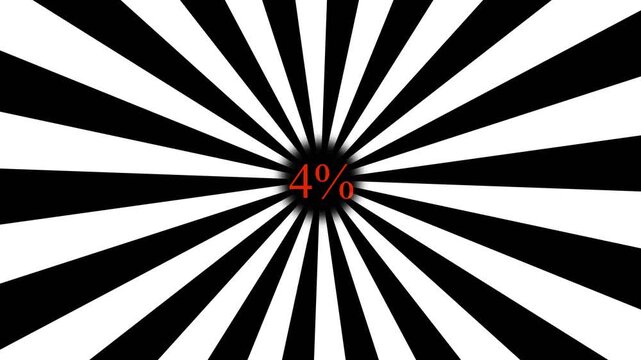 Abstract black test 4 & white radial design; textured background; graphic design element