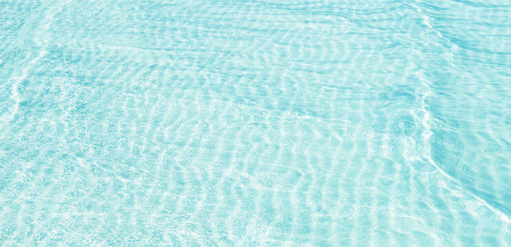 blue transparent water with sand texture at the bottom of the sea