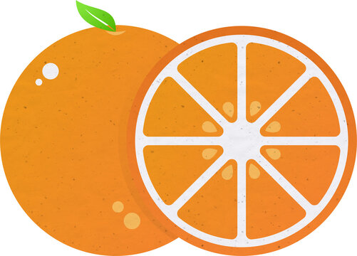 Fresh Orange Fruit Slice Organic Summer Tropical Food