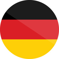 Fototapeta premium german flag waving, german flag looping animation, flag of germany