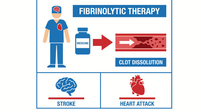 Fibrinolytic Therapy Clot Dissolution Stroke Heart Attack Treatment