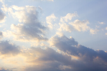 Fototapeta premium It is an atmospheric sunset sky.