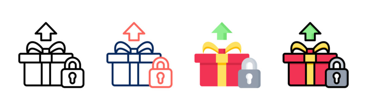 Freemium Model icon set multiple style collection