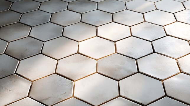 hexagonal tile floor